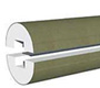 Smooth Column 8 inch Diameter x 8' long half column